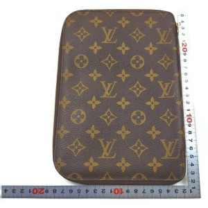 Louis Vuitton Large Monogram Zip Around Organizer Cluch Bag 862923