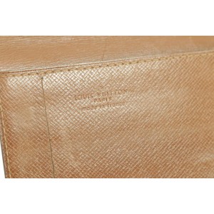 Louis Vuitton Check Book Long Wallet Card Organizer Bifold 19RLLK0128