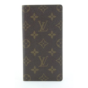 Louis Vuitton Monogram Checkbook Long Wallet 293lvs217