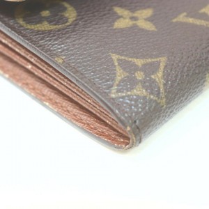 Louis Vuitton Monogram Sarah Long Wallet  Portefeuille Tresor 862088