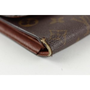 Louis Vuitton Monogram Porte Tresor Sarah Trifold Long Wallet 13lvs1223