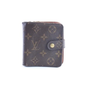 Louis Vuitton Monogam Compact Zippy Wallet 24LR0522