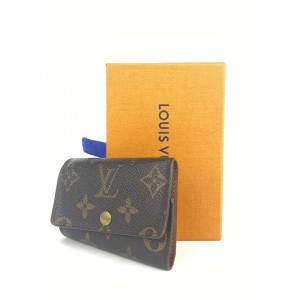 Louis Vuitton Monogram 6 Key Holder Wallet 8LVA1117