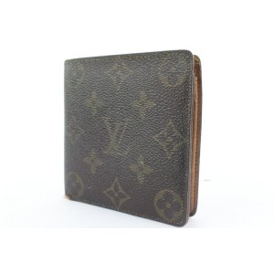 Louis Vuitton Monogram Bifold Wallet Multiple Slender Florin Men's 164lvs25