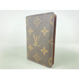 Louis Vuitton Monogram Card Holder Cartes Case 15lva1116