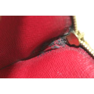 Louis Vuitton Monogram Cherries Round Coin Pouch Change Keychain Purse 293lvs513
