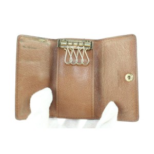 Louis Vuitton Monogram Multicles 4 Key Holder Case Wallet Holder 449lvs62