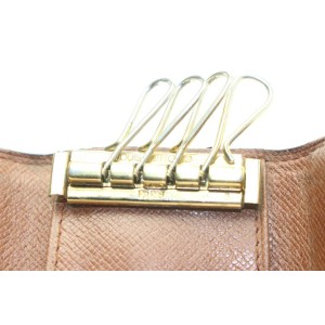 Louis Vuitton Monogram Multicles 4 Key Holder Case Wallet Holder 449lvs62