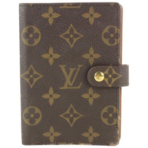 Louis Vuitton Monogram Small Ring Agenda PM Diary Cover Notebook 711lvs622