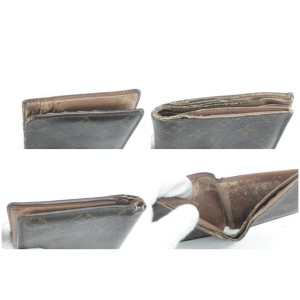 Louis Vuitton Monogram Multiple Slender Bifold Wallet 14LK0113