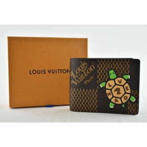 Louis Vuitton Nigo LV Made Turtle Giant Damier Bifold Multiple 860476