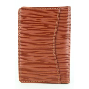 Louis Vuitton Brown Epi Card Holder Porte Cartes Wallet Case 91lvs427