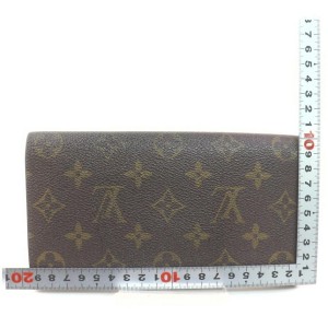 Louis Vuitton Monogram Long Sarah Wallet Pochette Monnaie Credit 862263
