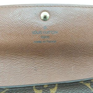 Louis Vuitton Monogra Long Sarah Wallet Pochette Monnaie Credit Porte Tresor 861587
