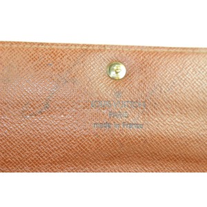 Louis Vuitton Monogram Porte Tresor Bifold Long Sarah Wallet 450lvs62