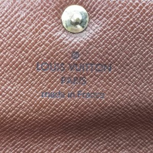 Louis Vuitton Monogram Sarah Wallet Portefeuille Porte Tresor 861596