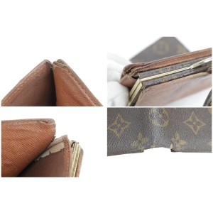 Louis Vuitton  Kisslock Porte Viennois Wallet French Twist Purse 27LK0116