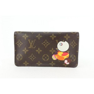 Louis Vuitton Murakami Panda Monogram Zippy Wallet 535lvs611