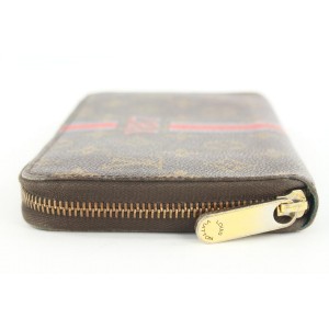 Louis Vuitton Brown Monogram Mon Zippy Organizer Wallet Zip Around Clutch 12lvs421