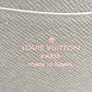 Louis Vuitton Damier Ebene Zippy Wallet  Porte Monnaie Zippe Zip Around 862197