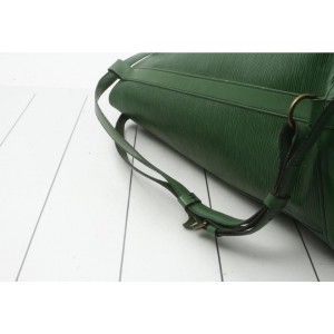 Louis Vuitton Green Epi Leather Borneo Randonnee GM Drawstring Bucket 860908