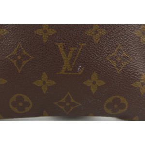 Louis Vuitton Monogram Kisslock Pouch Wristlet Marais Bucket Clutch 3lvs1224