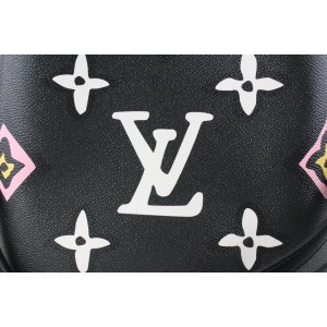 Louis Vuitton Black Monogram Giant Wild at Heart Neonoe MM Drawstring Bucket 93lv94
