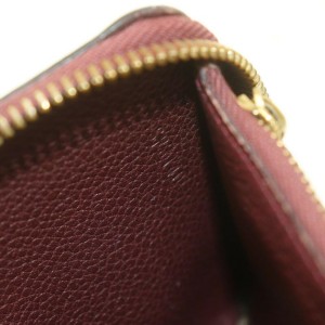 Louis Vuitton Bordeaux Empreinte Leather Monogram Zippy Wallet Zip Around 862064