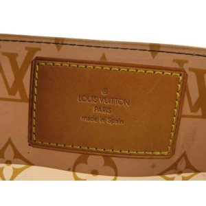 Louis Vuitton Clear Cabas Sac Ambre PM Translucent Tote Bag with Pouch 863158