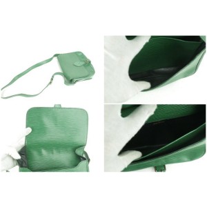 Louis Vuitton Green Epi Cartouchiere Crossbody 6LK0102