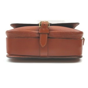 Louis Vuitton Brown Epi Leather Cartouchiere Crossbody Bag 862509