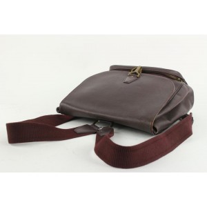 Fauré Le Page - Authenticated Calibre Handbag - Leather Burgundy for Women, Very Good Condition