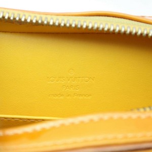 Louis Vuitton Christie Juliette Patent 872448 Yellow Monogram Mini