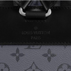 Louis Vuitton Monogram Eclipse Reverse Christopher Backpack Black Silver 860929