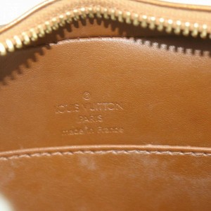 Louis Vuitton Bronze Monogram Vernis Copper Christie MM Crossbody Bag  863312