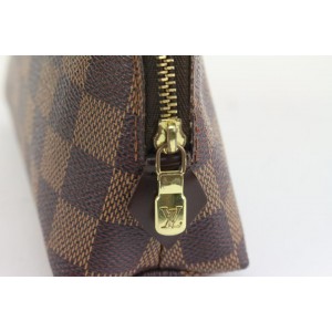Louis Vuitton Damier Ebene Cosmetic Pouch in Brown