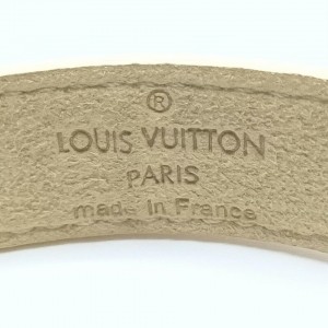 Louis Vuitton Cream Good Luck Fleur Bracelet Cuff Bangle 861585
