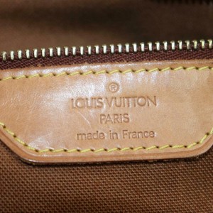 Louis Vuitton Damier Ebene Anniversary Columbine Zip Tote 871501