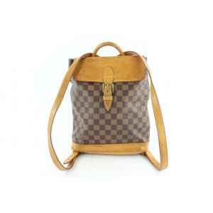 Louis Vuitton Soho Damier Ebene Arlequin Centenaire 3lz1129 Brown Coated  Canvas Backpack, Louis Vuitton