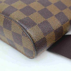 Louis Vuitton Damier Ebene Geronimos Bum Body Bag Fanny Pack Waist Pouch 1230lv47