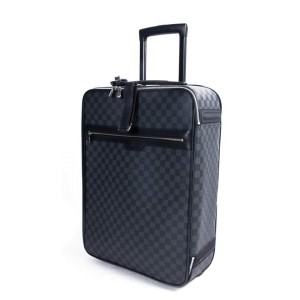 Louis Vuitton Damier Graphite Pegase 55 Rolling Luggage  861095
