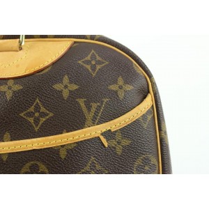 Louis Vuitton Monogram Deauville Bowler Dome Bag 913lv29