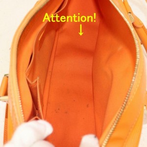 LOUIS VUITTON Dhanura Bag in Orange Epi Leather Shoulder 