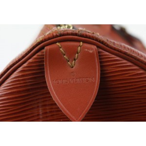 Louis Vuitton Brown Epi Leather Speedy 40 122lv12