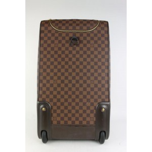 Louis Vuitton Damier Ebene Eole 60 Rolling Luggage Trolley Suitcase Duffle 1020lv34