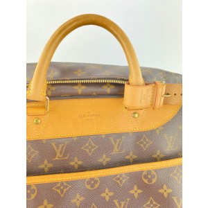 Louis Vuitton Monogram Eole 50 Convertible Duffle Rolling Suitcase Luggage 861357