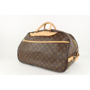 Louis Vuitton Monogram Eole 50 Rolling Luggage Convertible Duffle Bag 1019lv29