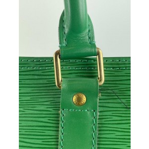 Louis Vuitton Borneo Green Epi Leather Keepall 45 Boston PM Duffle Bag  862123