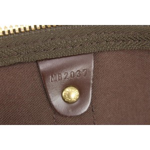 Louis Vuitton DIscontinued Damier Ebene Keepall 50 Duffle Bag MM 862492