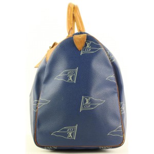 Louis Vuitton LV Cup Blue Keepall 45 Duffle Bag  862938